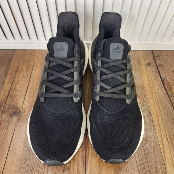 Adidas UltraBoost 21 Men\'s 11.5 Core Black White Athletic Sneakers Shoes FY0378 main image 8